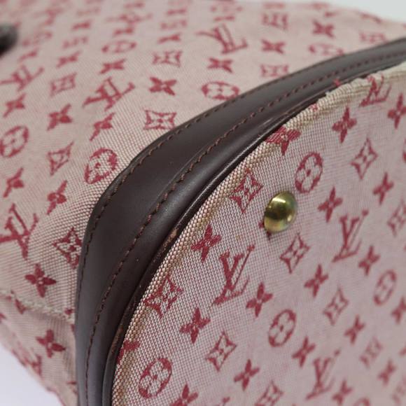 LOUIS VUITTON Monogram Mini Bucket PM Shoulder Bag Cherry LV Auth 81296 - Picture 8 of 16